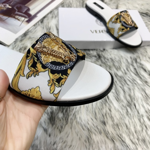 Replica Versace Slippers For Women #1074597 $80.00 USD for Wholesale