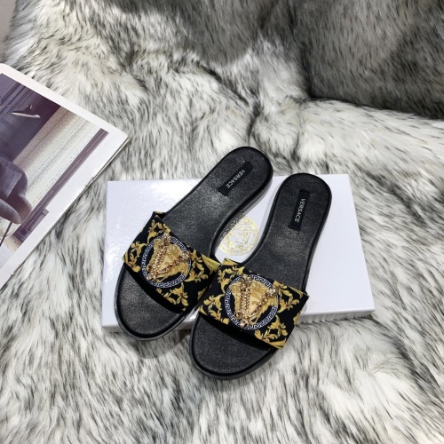 Versace Slippers For Women #1074598 $80.00 USD, Wholesale Replica Versace Slippers
