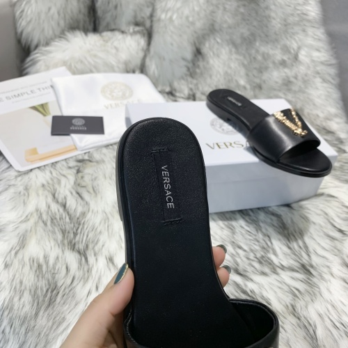 Replica Versace Slippers For Women #1074605 $80.00 USD for Wholesale