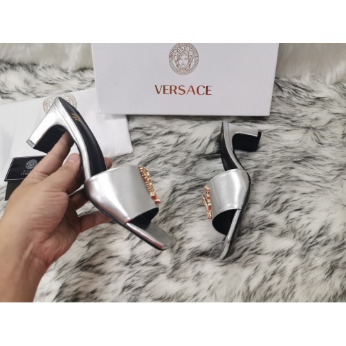 Replica Versace Slippers For Women #1074610 $82.00 USD for Wholesale