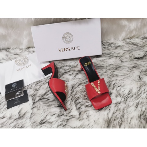 Replica Versace Slippers For Women #1074612 $82.00 USD for Wholesale