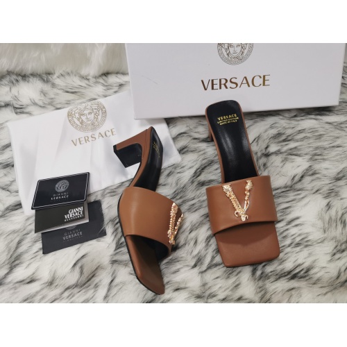 Versace Slippers For Women #1074613 $82.00 USD, Wholesale Replica Versace Slippers
