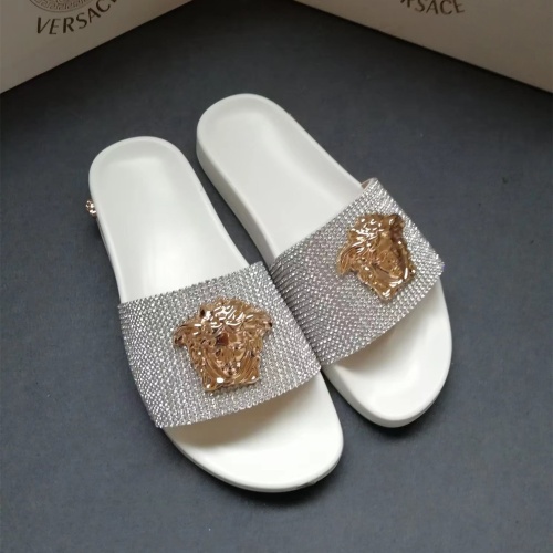 Replica Versace Slippers For Men #1074615 $60.00 USD for Wholesale