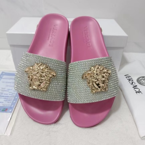 Versace Slippers For Women #1074620 $60.00 USD, Wholesale Replica Versace Slippers