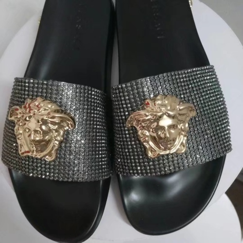 Replica Versace Slippers For Women #1074624 $60.00 USD for Wholesale