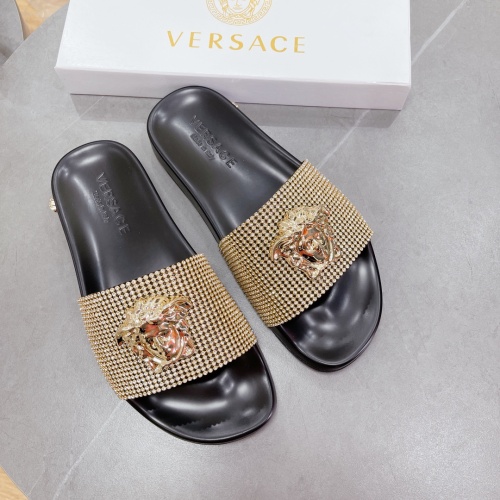 Replica Versace Slippers For Women #1074628 $60.00 USD for Wholesale