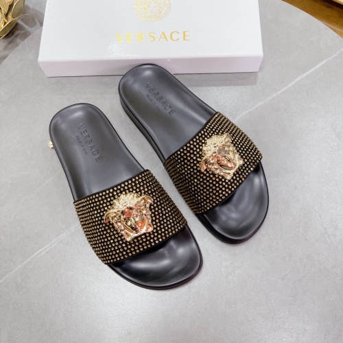 Replica Versace Slippers For Women #1074630 $60.00 USD for Wholesale