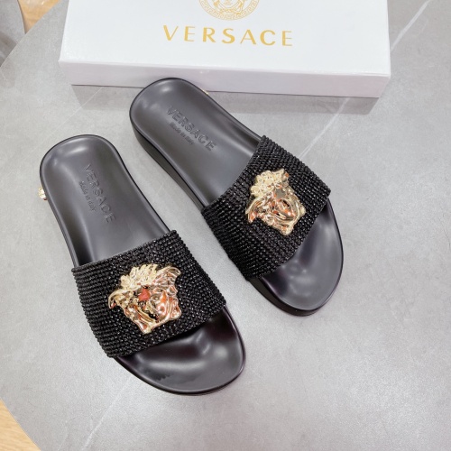 Replica Versace Slippers For Women #1074632 $60.00 USD for Wholesale