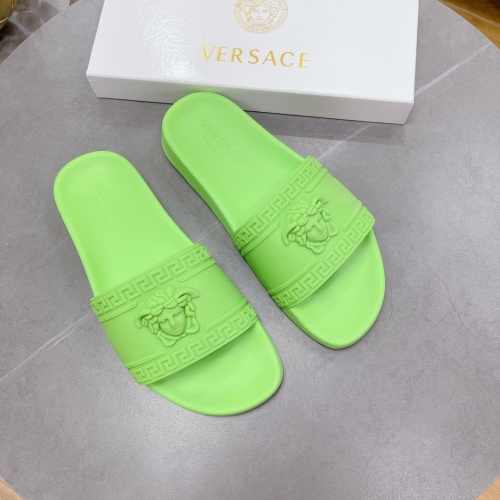 Versace Slippers For Women #1074634 $60.00 USD, Wholesale Replica Versace Slippers
