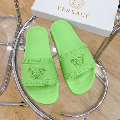 Replica Versace Slippers For Women #1074634 $60.00 USD for Wholesale