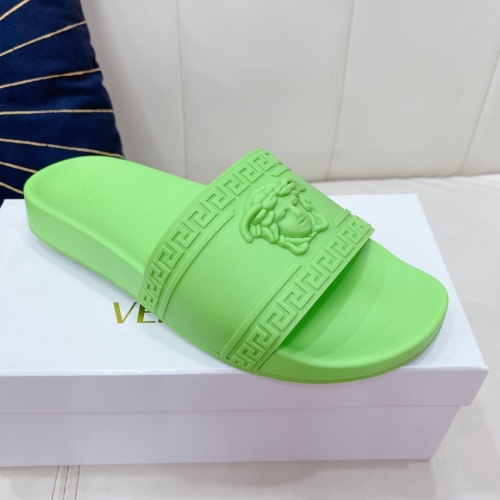 Replica Versace Slippers For Men #1074635 $60.00 USD for Wholesale