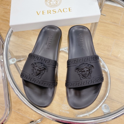 Replica Versace Slippers For Women #1074638 $60.00 USD for Wholesale