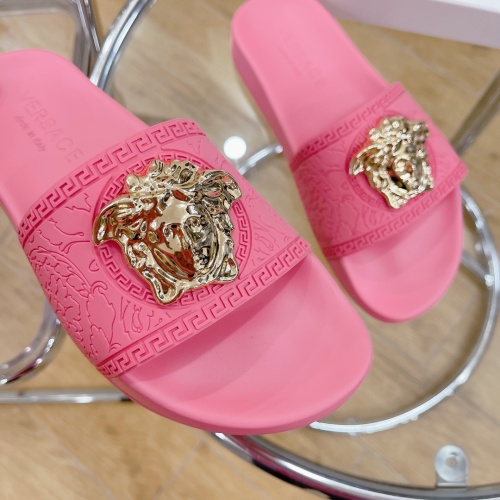 Replica Versace Slippers For Women #1074640 $60.00 USD for Wholesale