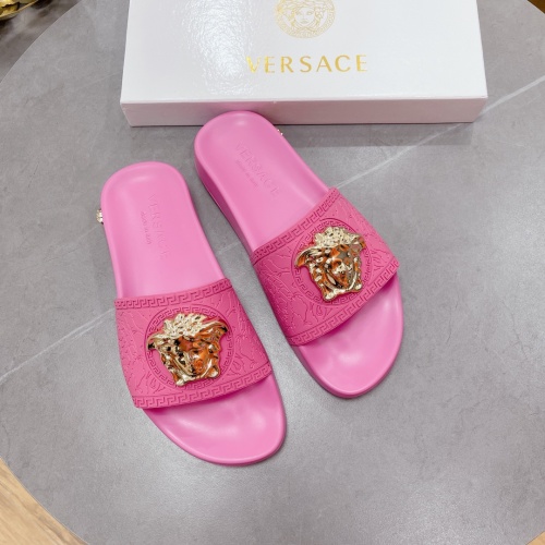 Replica Versace Slippers For Women #1074642 $60.00 USD for Wholesale