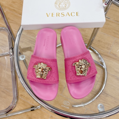 Replica Versace Slippers For Women #1074642 $60.00 USD for Wholesale