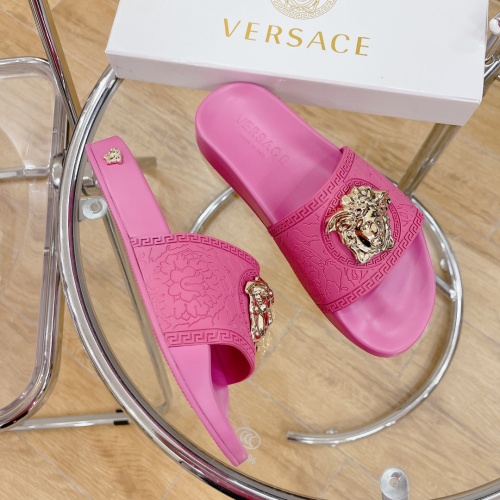 Replica Versace Slippers For Women #1074642 $60.00 USD for Wholesale