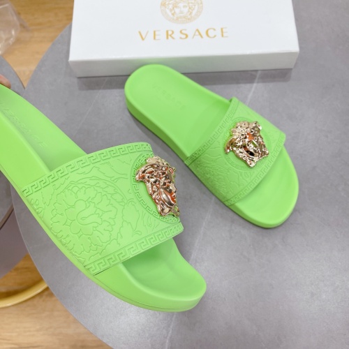 Replica Versace Slippers For Women #1074643 $60.00 USD for Wholesale