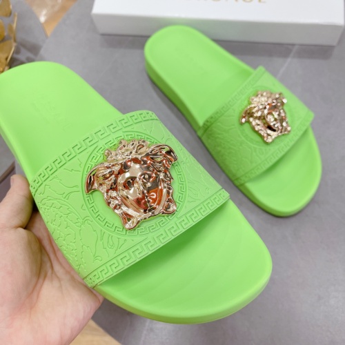 Replica Versace Slippers For Men #1074644 $60.00 USD for Wholesale