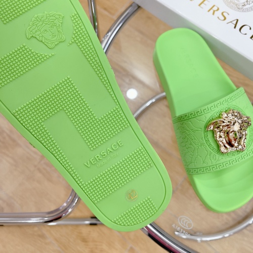 Replica Versace Slippers For Men #1074644 $60.00 USD for Wholesale