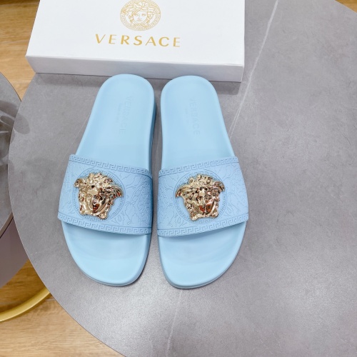 Versace Slippers For Women #1074645 $60.00 USD, Wholesale Replica Versace Slippers