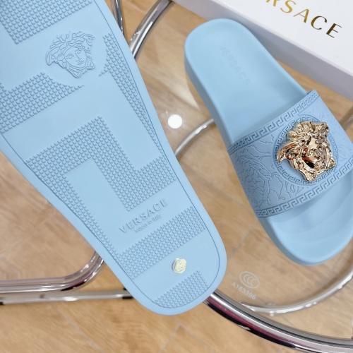 Replica Versace Slippers For Men #1074646 $60.00 USD for Wholesale