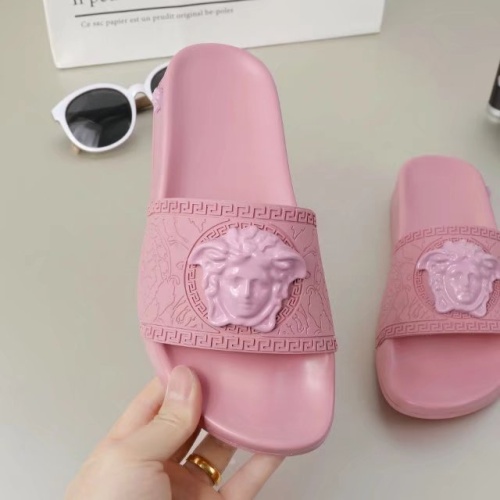 Replica Versace Slippers For Women #1074655 $60.00 USD for Wholesale