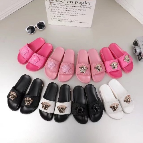 Replica Versace Slippers For Women #1074657 $60.00 USD for Wholesale