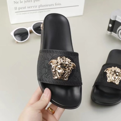 Replica Versace Slippers For Women #1074668 $60.00 USD for Wholesale