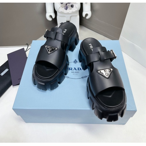 Replica Prada Slippers For Women #1074742 $92.00 USD for Wholesale