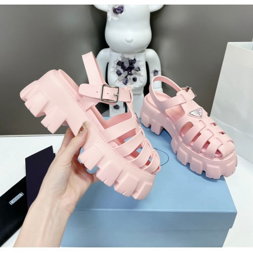 Replica Prada Sandal For Women #1074745 $92.00 USD for Wholesale
