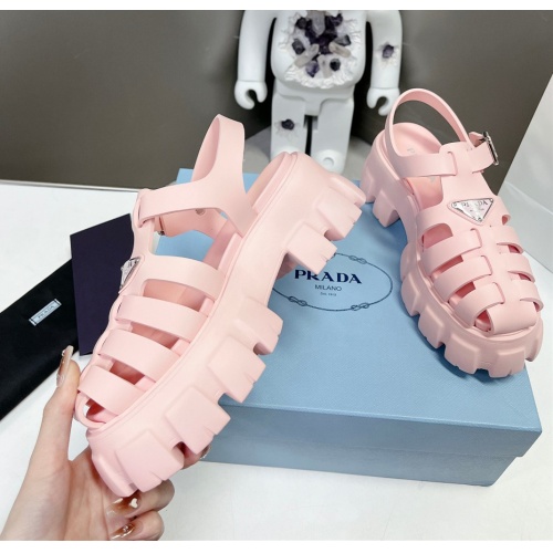Replica Prada Sandal For Women #1074745 $92.00 USD for Wholesale