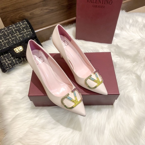 Replica Valentino High-Heeled Shoes For Women #1075059 $60.00 USD for Wholesale