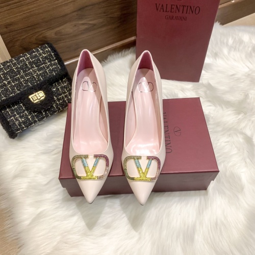 Replica Valentino High-Heeled Shoes For Women #1075059 $60.00 USD for Wholesale