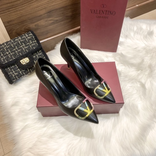 Replica Valentino High-Heeled Shoes For Women #1075061 $60.00 USD for Wholesale