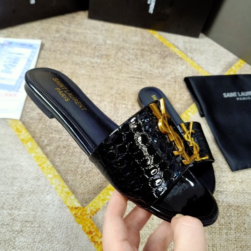 Replica Yves Saint Laurent YSL Slippers For Women #1075075 $52.00 USD for Wholesale