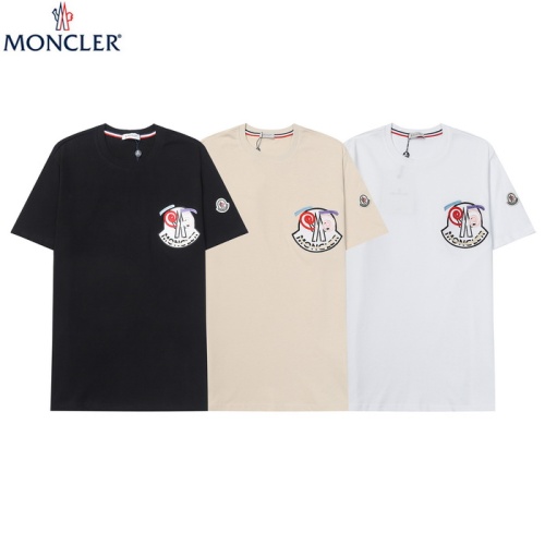 Replica Moncler T-Shirts Short Sleeved For Men #1075495 $32.00 USD for Wholesale