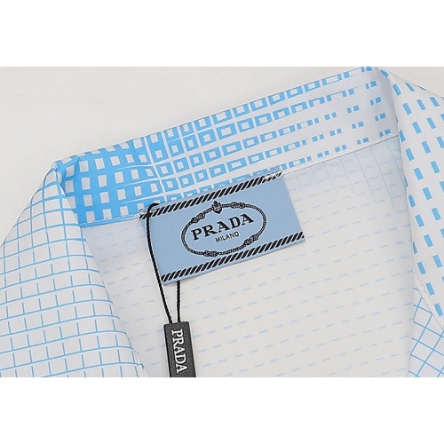Replica Prada Shirts Short Sleeved For Men #1075525 $32.00 USD for Wholesale