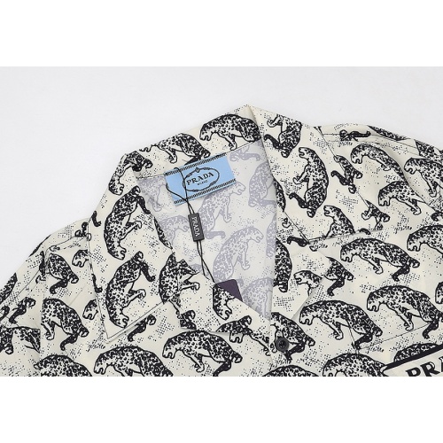 Replica Prada Shirts Short Sleeved For Men #1075527 $32.00 USD for Wholesale