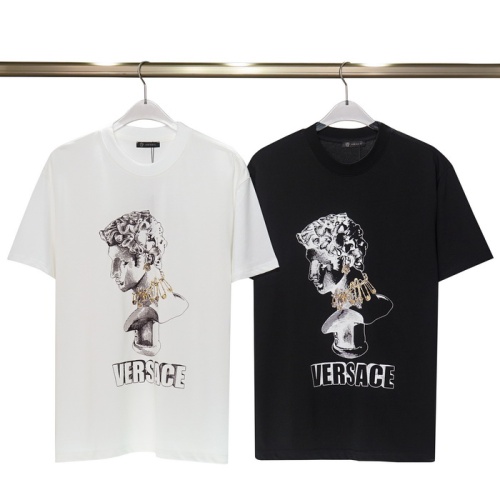 Replica Versace T-Shirts Short Sleeved For Unisex #1075528 $29.00 USD for Wholesale