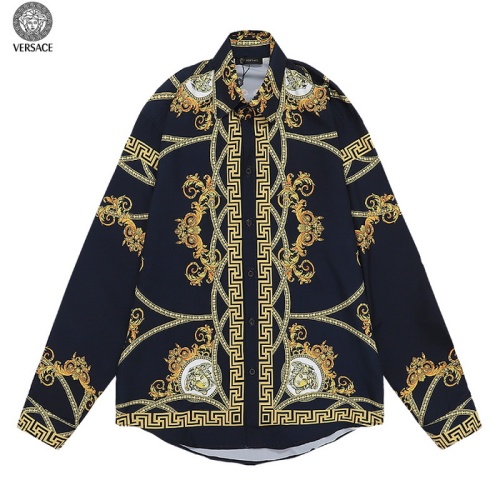 Versace Shirts Long Sleeved For Men #1075533