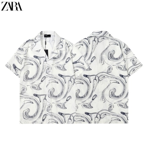 Replica Zara Shirts Short Sleeved For Men #1075534 $32.00 USD for Wholesale