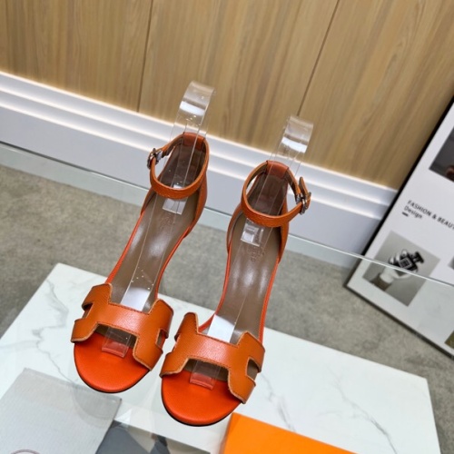 Replica Hermes Sandal For Women #1075651 $72.00 USD for Wholesale