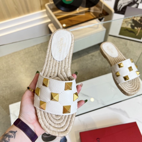 Replica Valentino Slippers For Women #1075657 $72.00 USD for Wholesale