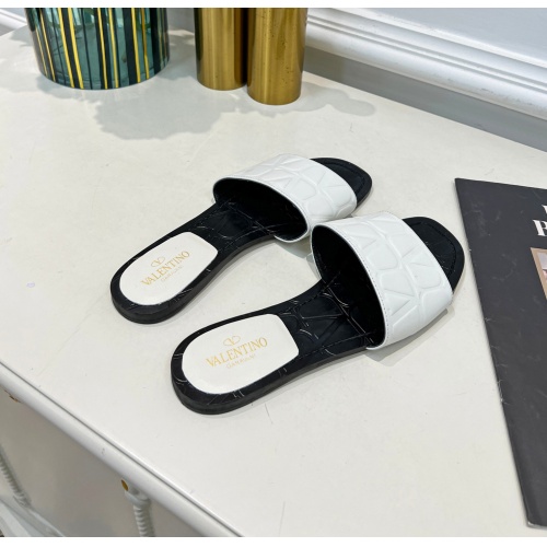 Replica Valentino Slippers For Women #1075662 $85.00 USD for Wholesale