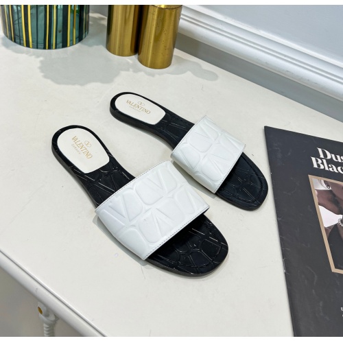 Replica Valentino Slippers For Women #1075662 $85.00 USD for Wholesale