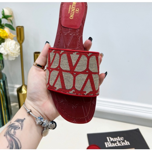 Replica Valentino Slippers For Women #1075667 $85.00 USD for Wholesale