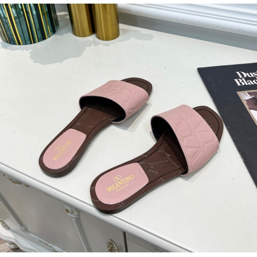 Replica Valentino Slippers For Women #1075669 $85.00 USD for Wholesale