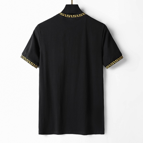 Replica Versace T-Shirts Short Sleeved For Men #1075695 $25.00 USD for Wholesale