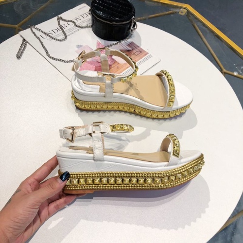 Replica Christian Louboutin Sandal For Women #1075708 $98.00 USD for Wholesale