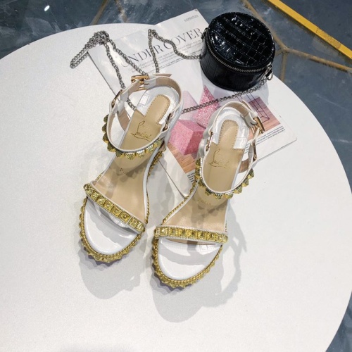 Replica Christian Louboutin Sandal For Women #1075709 $98.00 USD for Wholesale